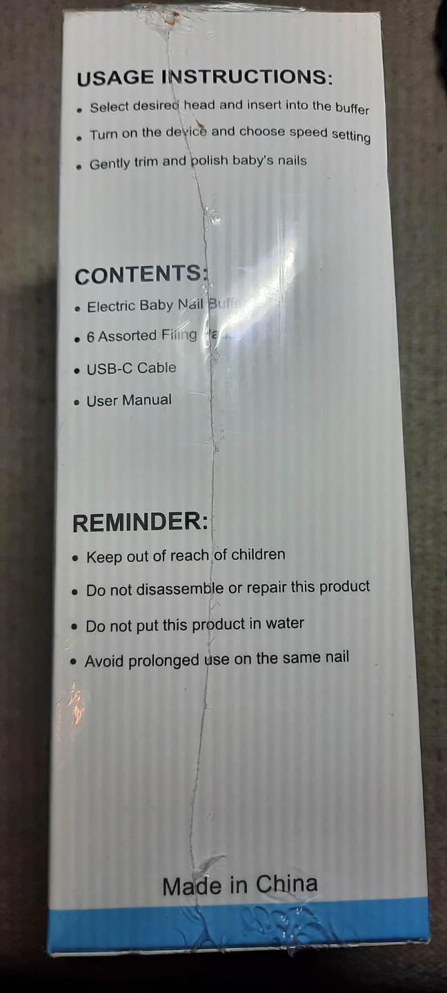 Sealed ODIFORGOO Electric Baby Nail Trimmer Kit 🥕 - photo 3