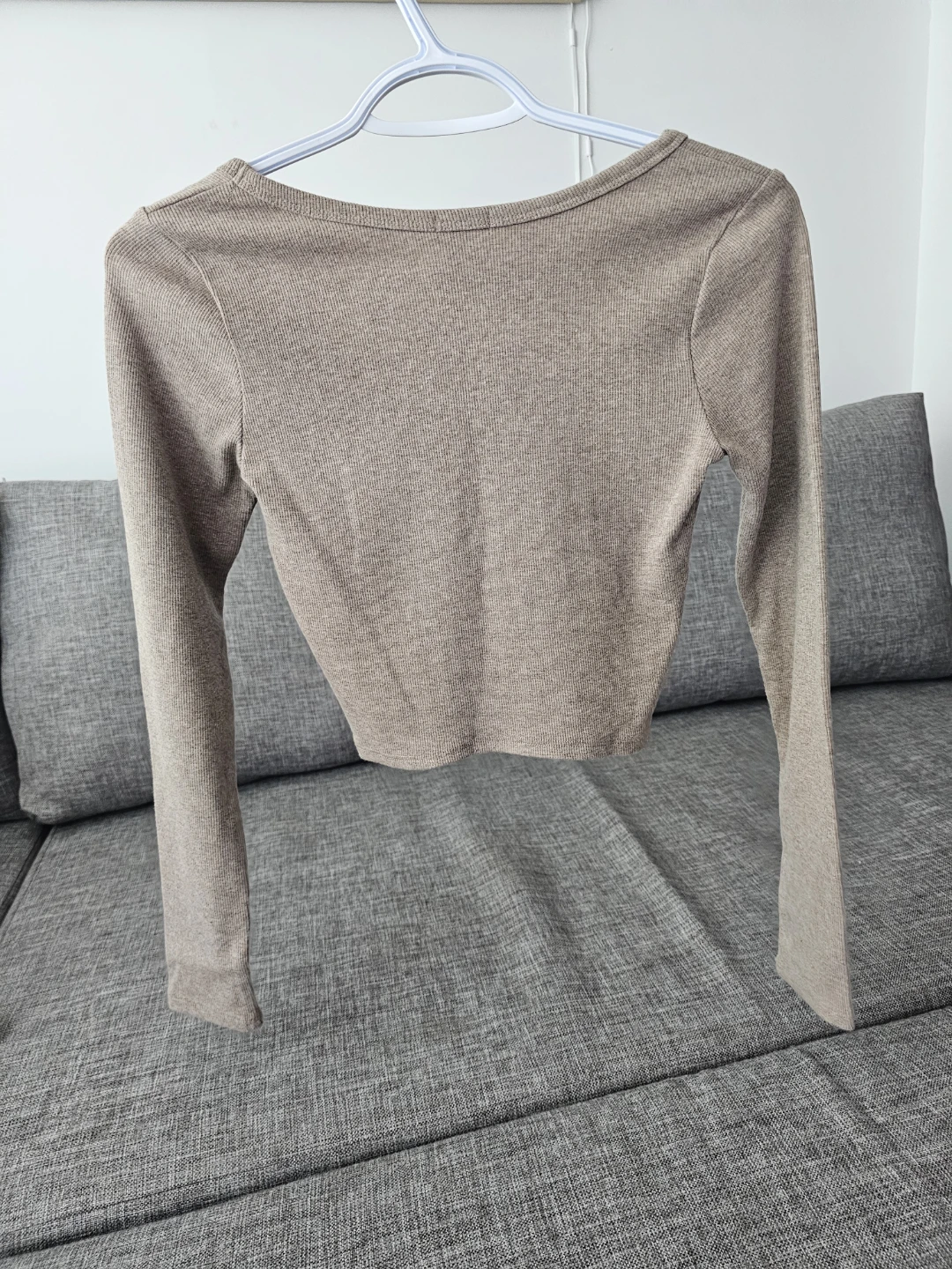 Bozzolo Knit Cropped Long Sleeve Top - photo 4