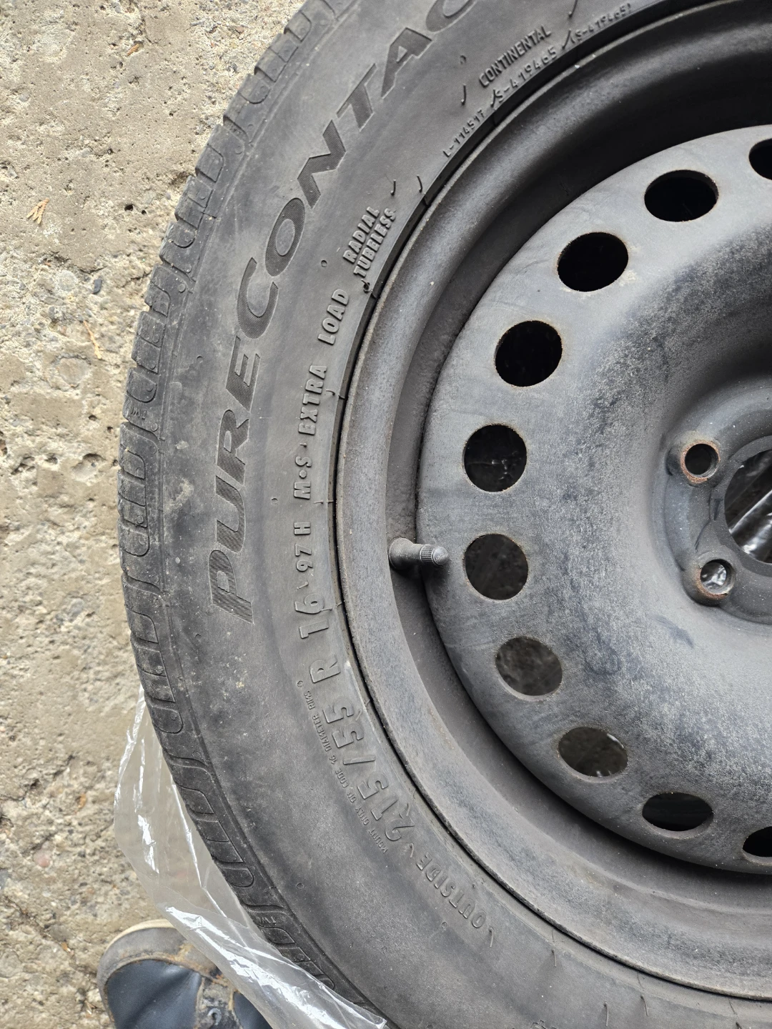 Continental PureContact LS Tire and Rim - photo 2