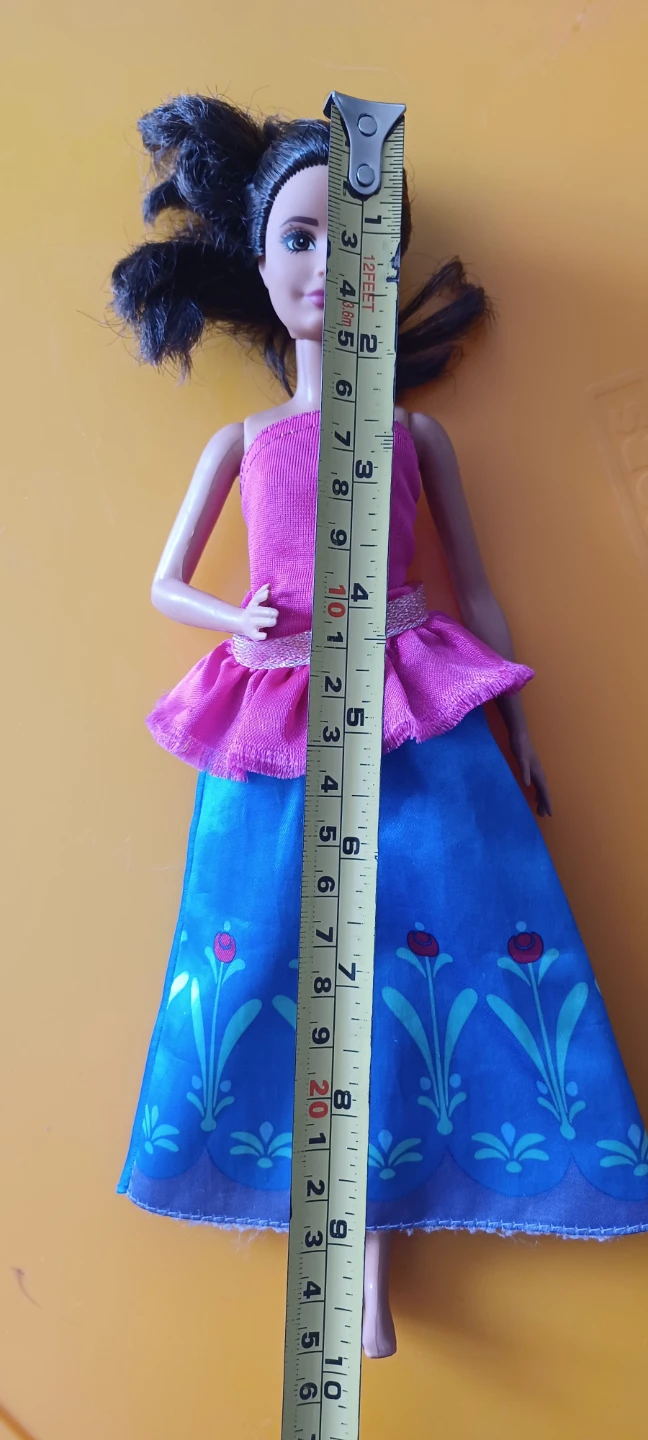 Doll with Pink Top and Blue Skirt - photo 2