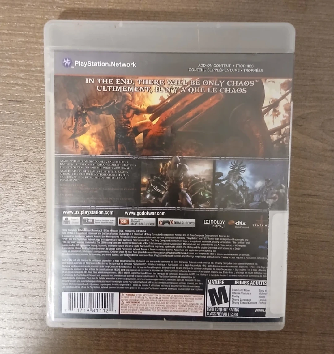 God of War III PlayStation 3 Game - photo 3