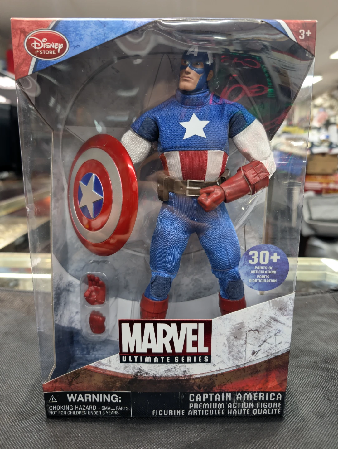 Marvel Ultimate Series Captain America Premium Action Figure