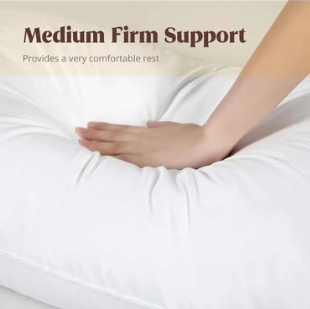Premium Feather and Down Pillows - Medium Firm Support - photo 3