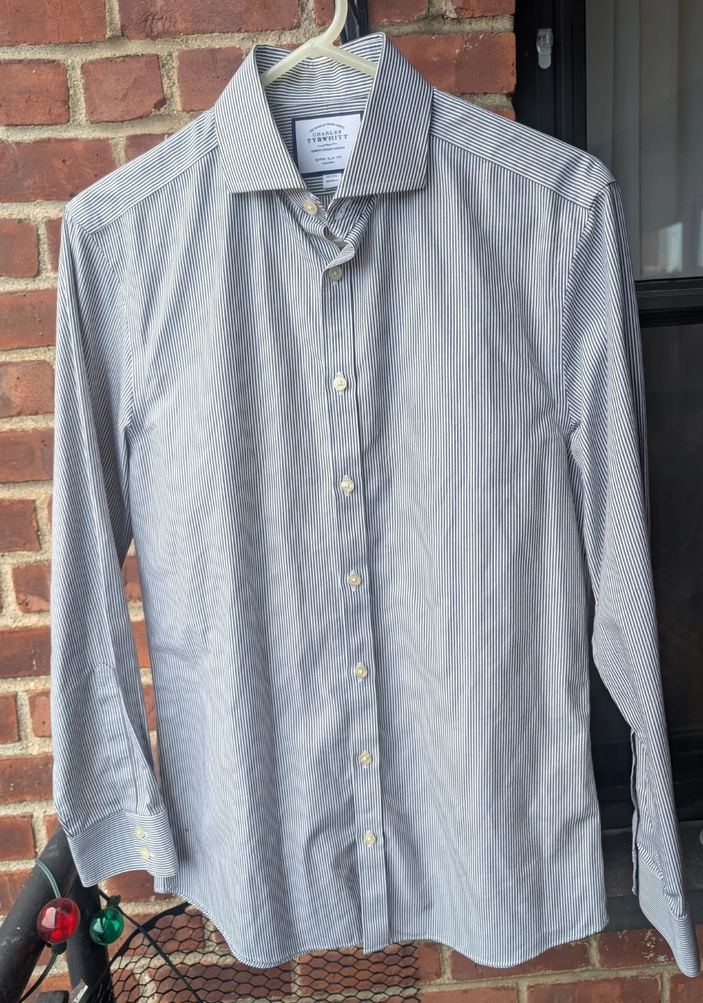 Charles Tyrwhitt Mens Medium Button Down Dress Shirt 15/38