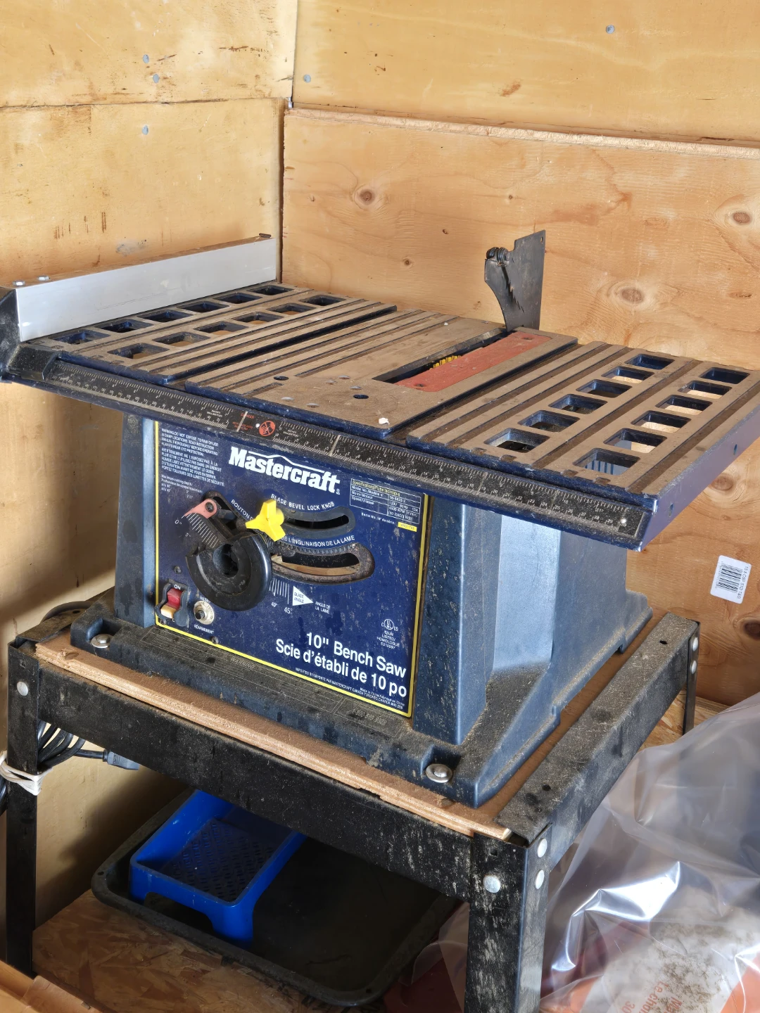 Mastercraft 10" Bench Saw - photo 2