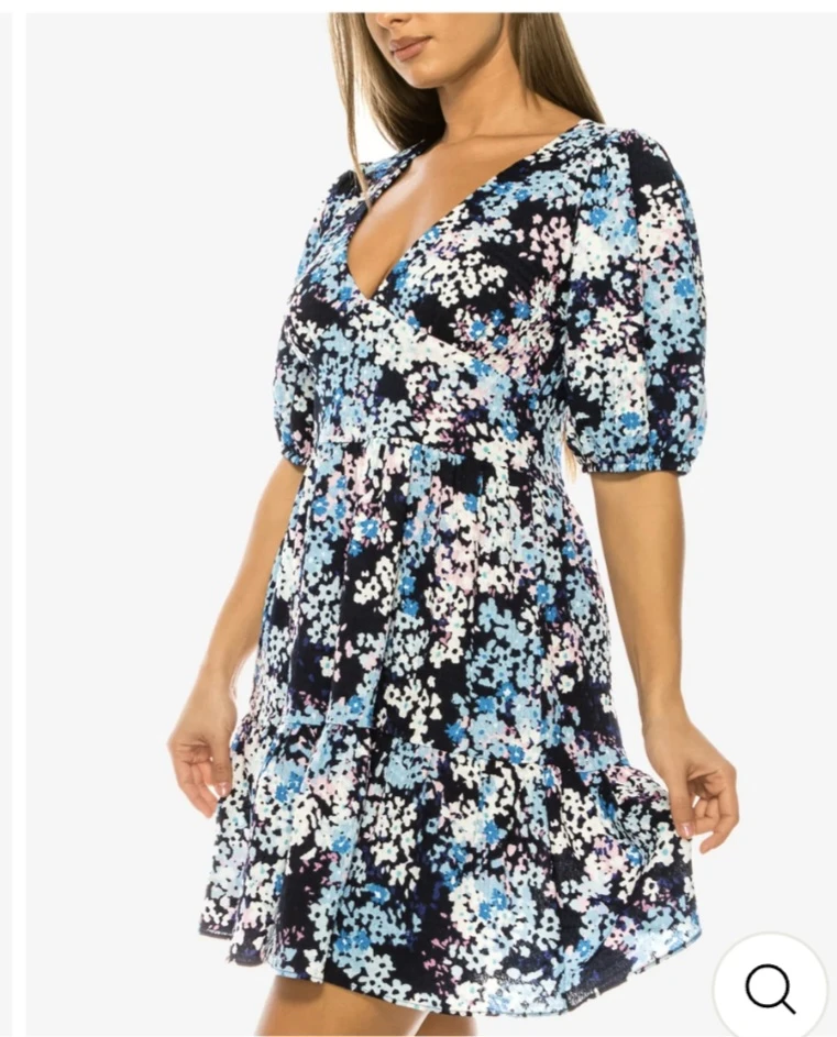 B. Darlin Floral Print Dress Size 7/8