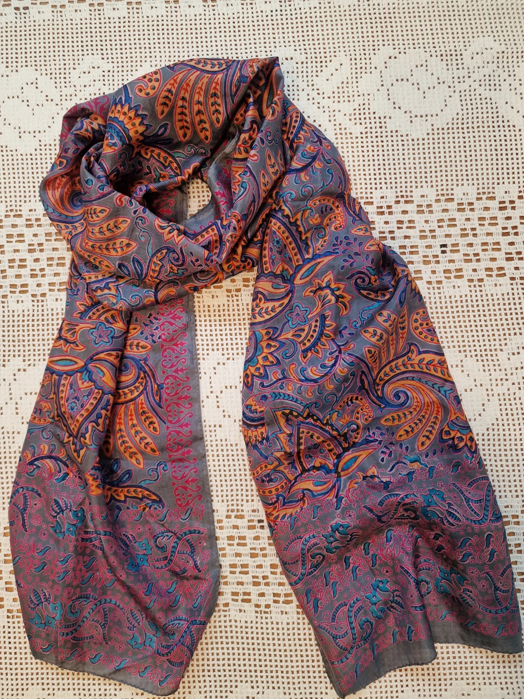Paisley Print Scarf
