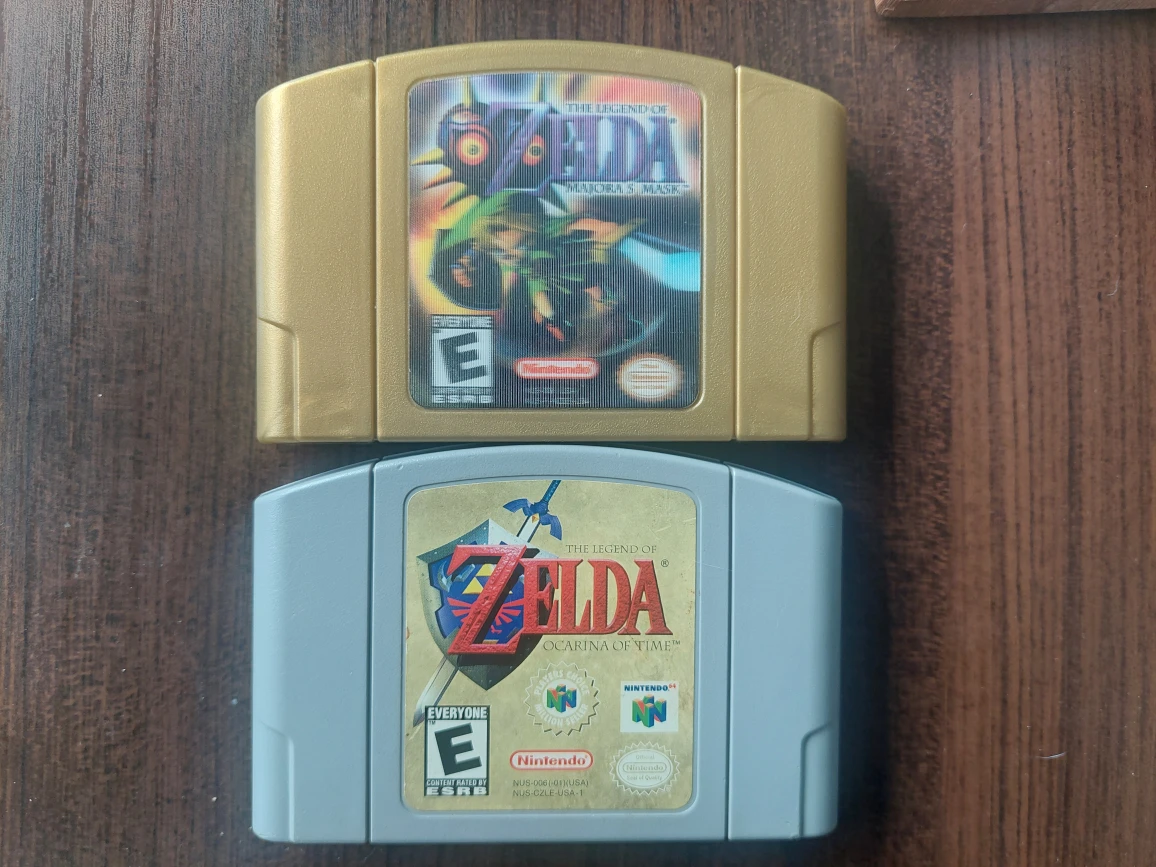 Zelda N64 Duo: Majora's Mask (Gold Holo) + Ocarina of Time