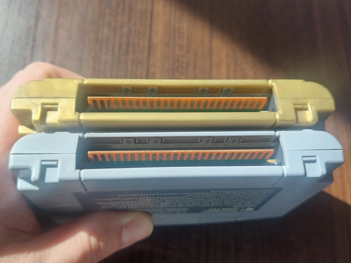 Zelda N64 Duo: Majora's Mask (Gold Holo) + Ocarina of Time - photo 2