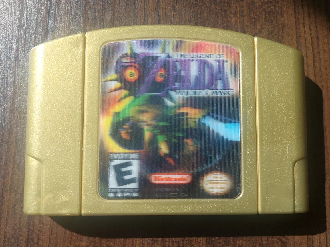 Zelda N64 Duo: Majora's Mask (Gold Holo) + Ocarina of Time - photo 3