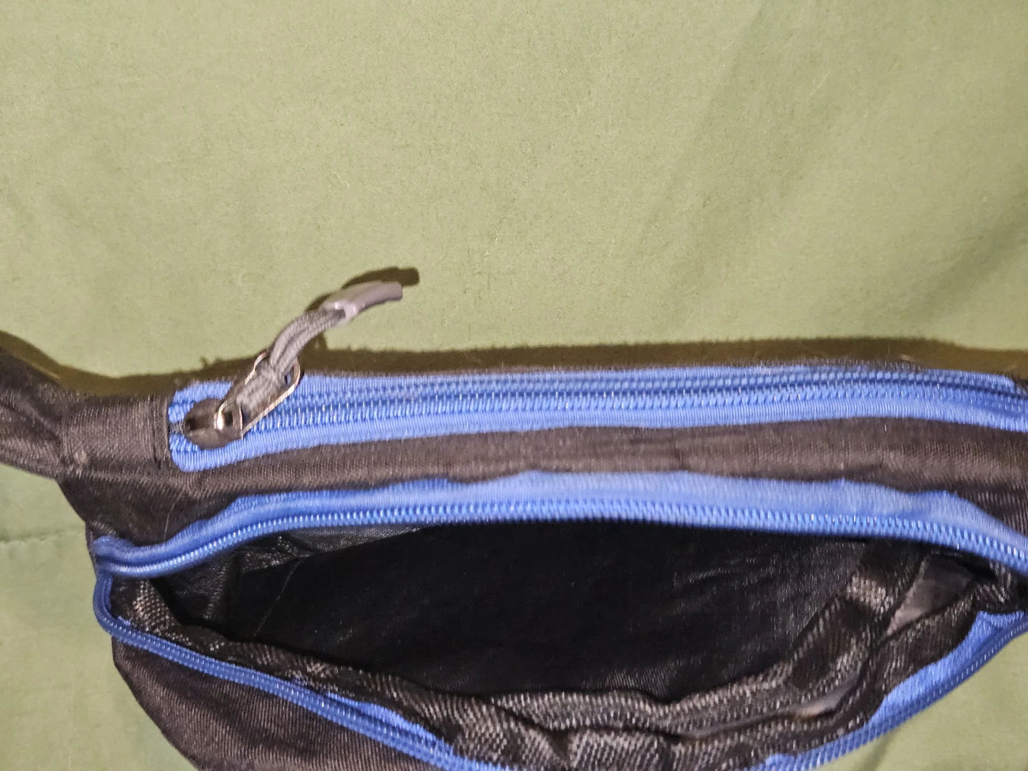 Black and Blue Fanny Pack Waist Bag - photo 3