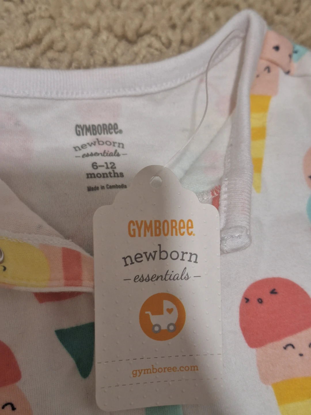 2 Gymboree Baby Rompers - 6-12M, new with tag - photo 3