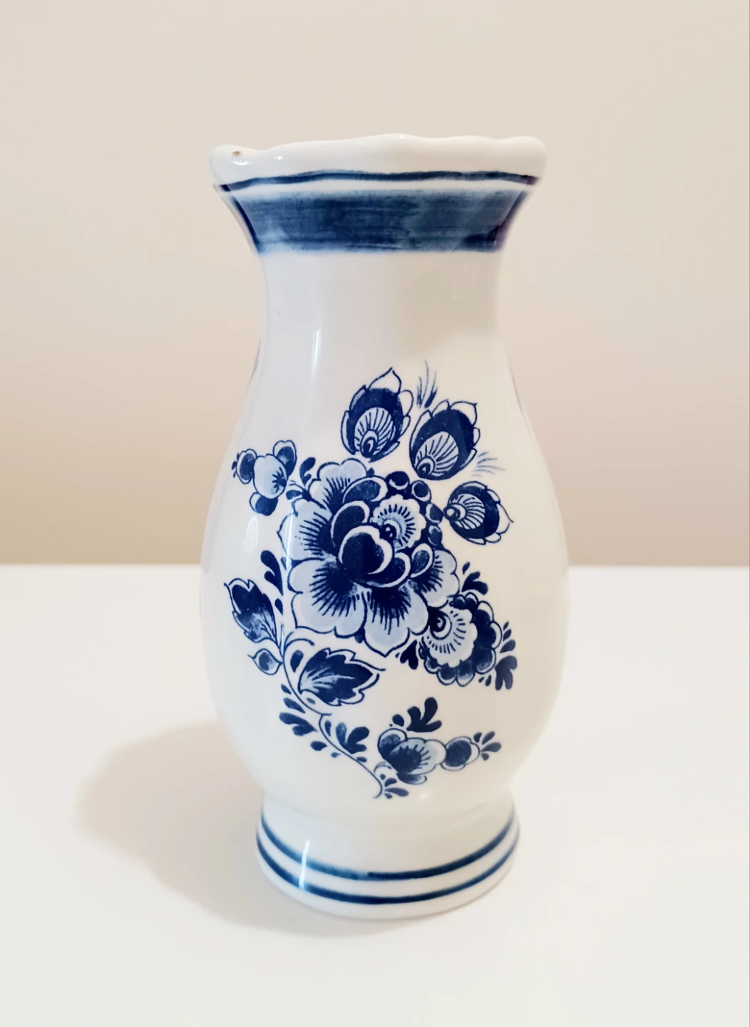 Vtg Montagne Delft Vase - photo 2