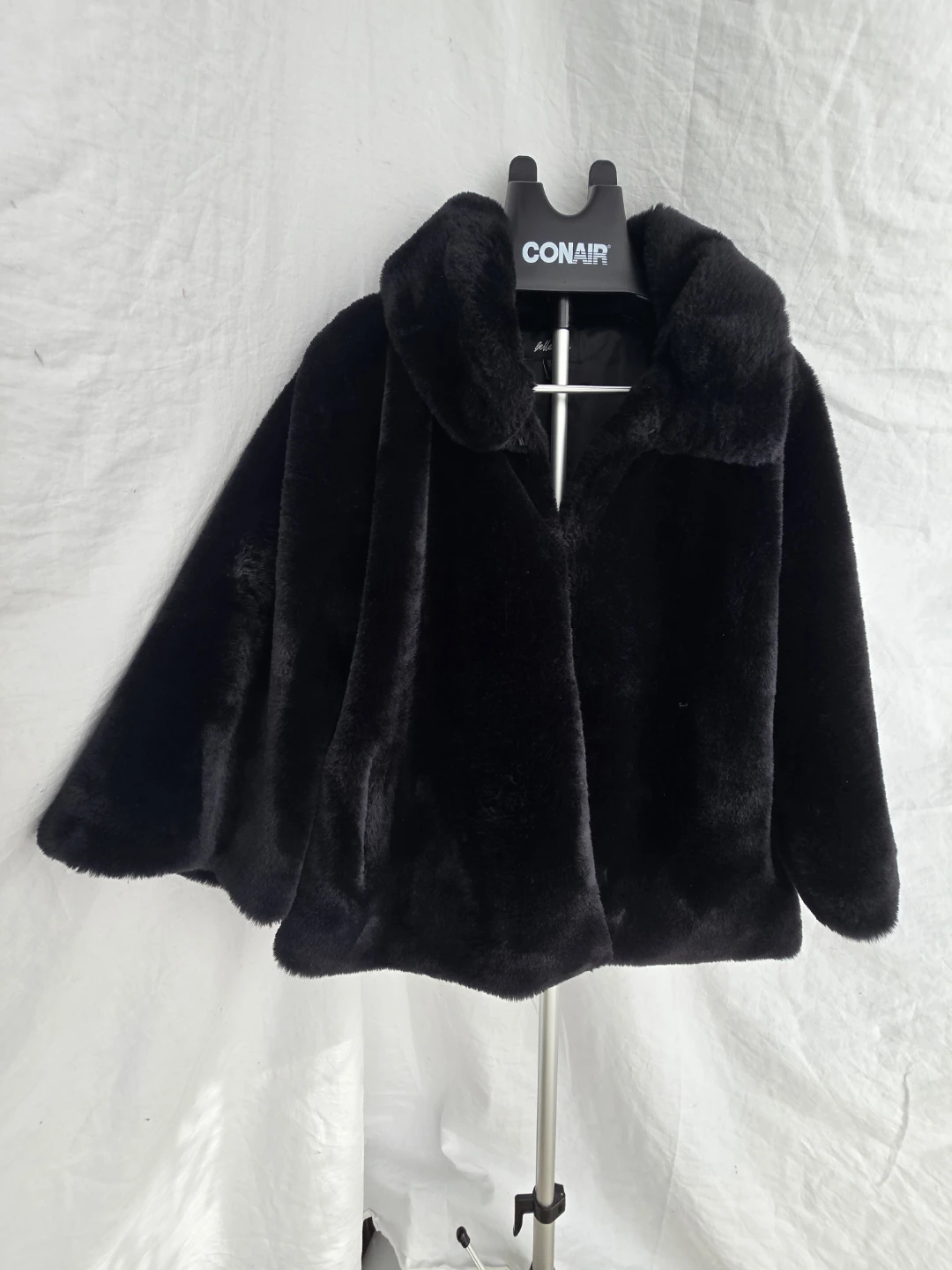 Black Faux Fur Jacket