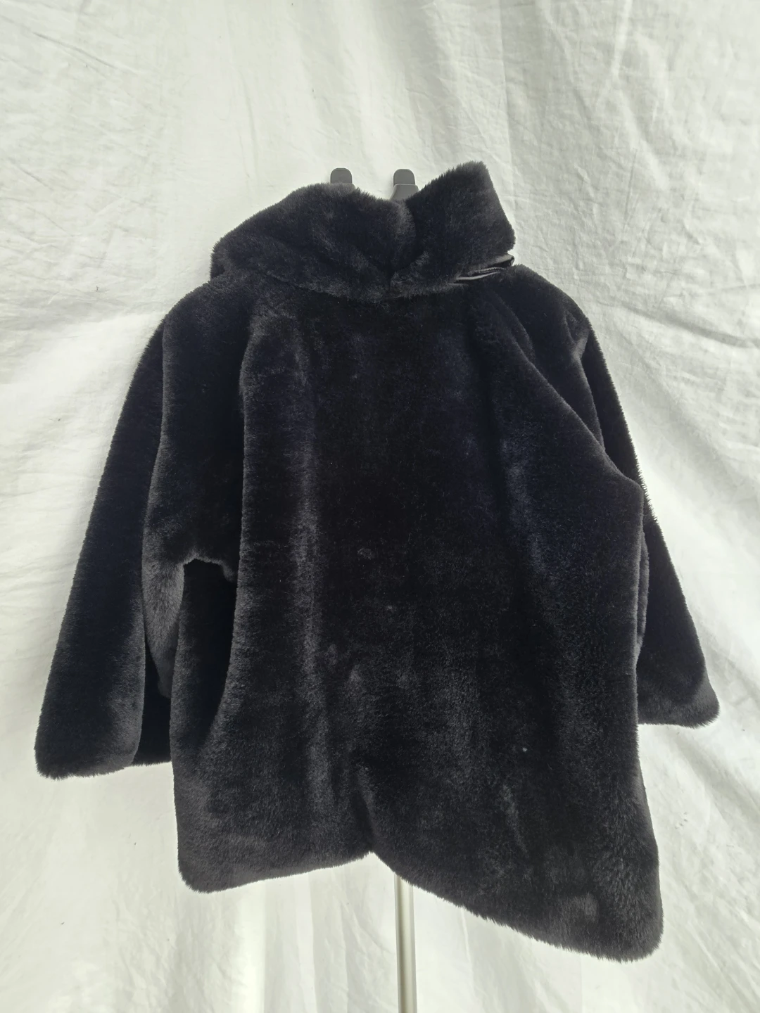 Black Faux Fur Jacket - photo 2