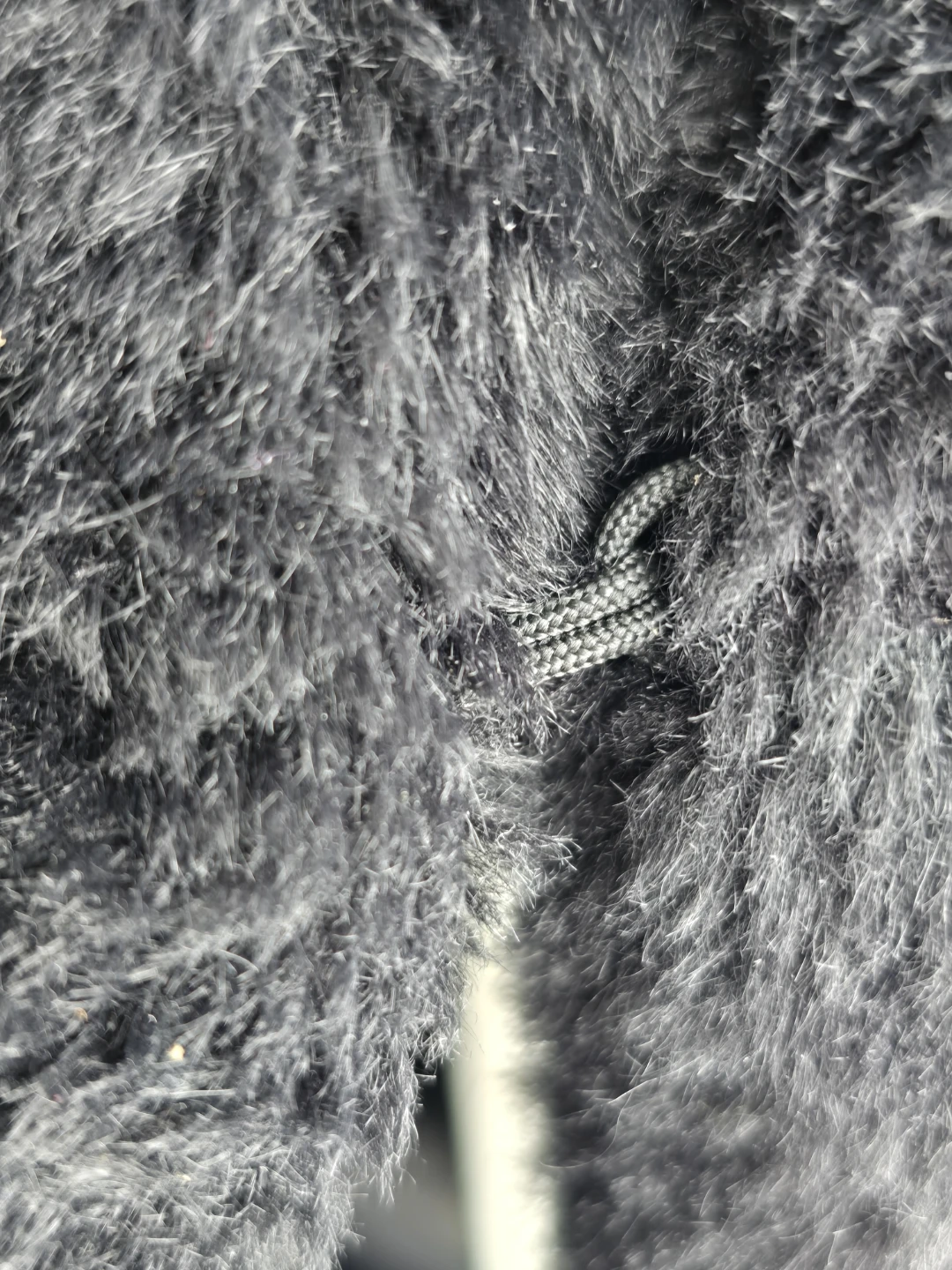 Black Faux Fur Jacket - photo 3