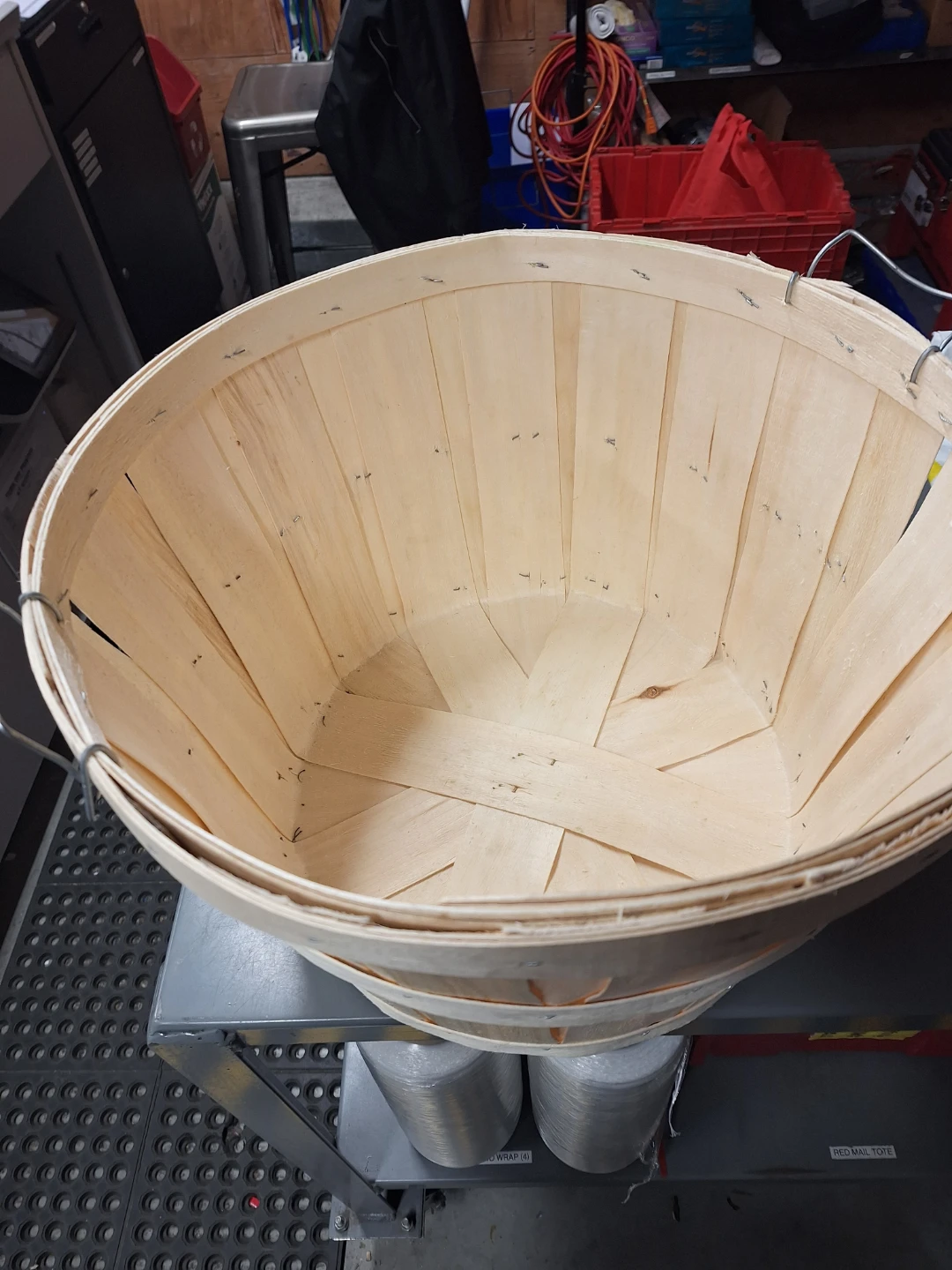 Wooden Bushel Basket