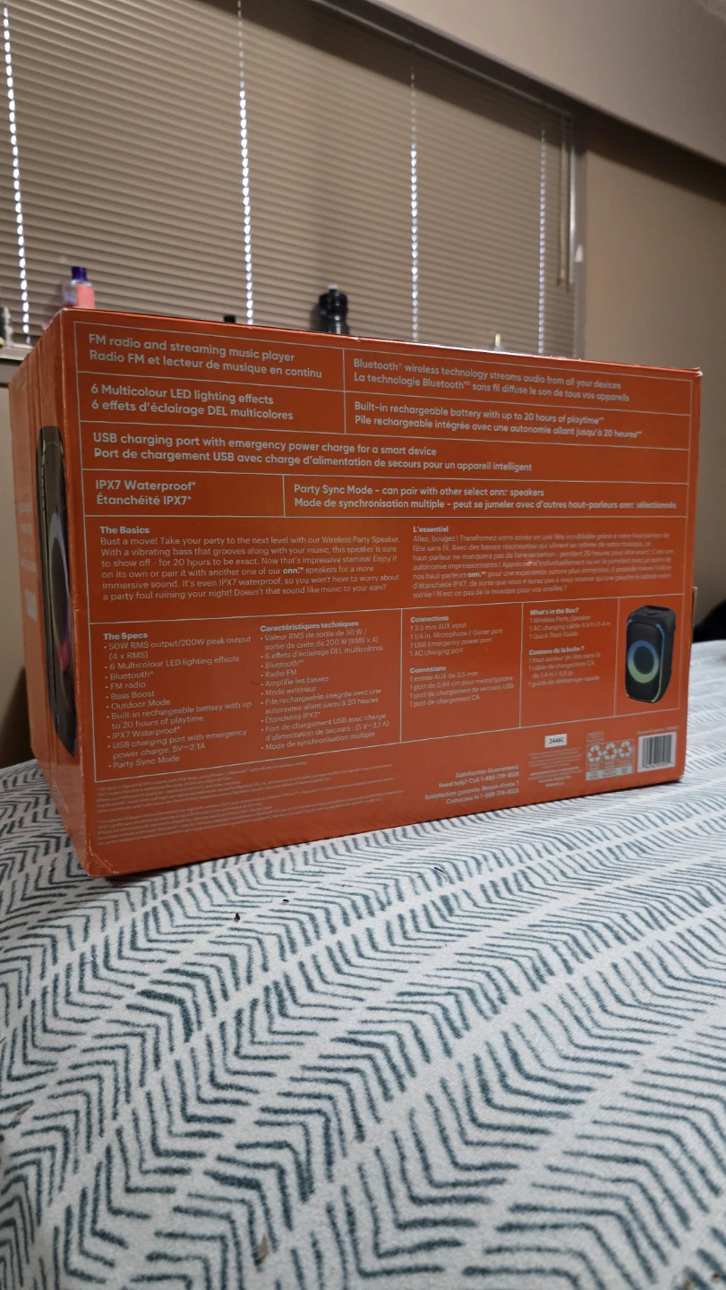 Party Speaker with LED Lighting (50W) - photo 3