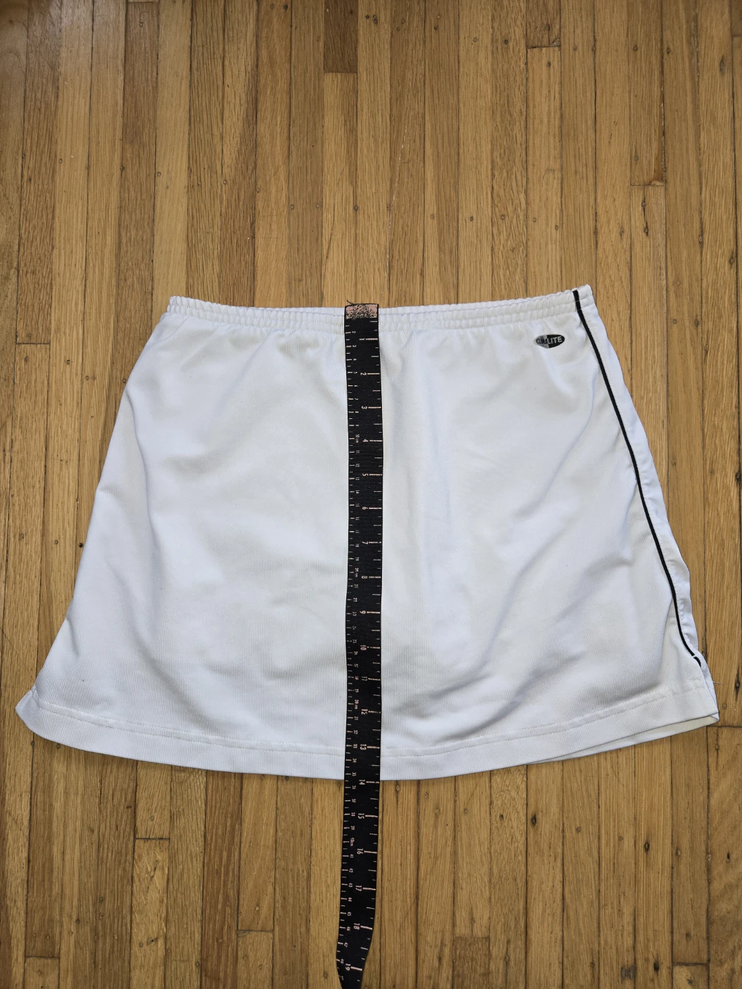 Adidas White Tennis Skirt with Shorts Size 4 - photo 2