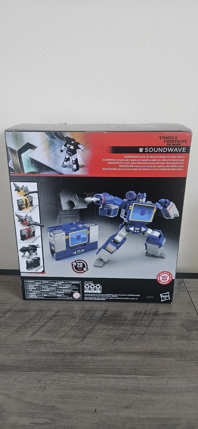 Transformers Studio Series 86 Leader Soundwave New - photo 2