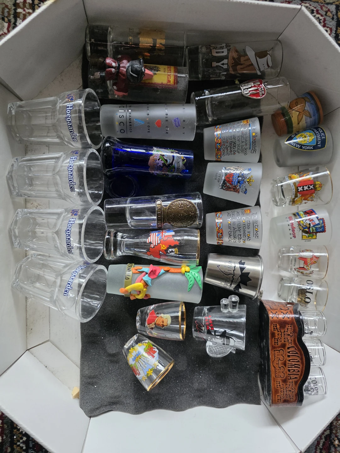 Assorted Shot Glasses Collection