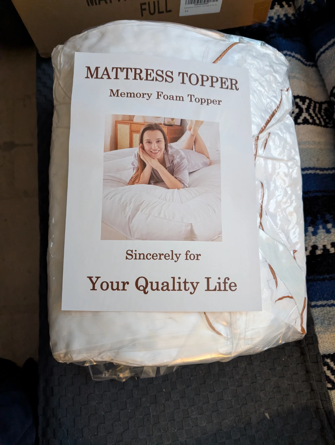 WhatsBedding 4 Inch Memory Foam Mattress Topper - Full - photo 2