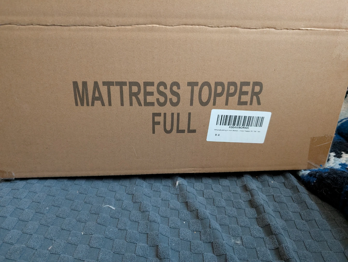 WhatsBedding 4 Inch Memory Foam Mattress Topper - Full - photo 4