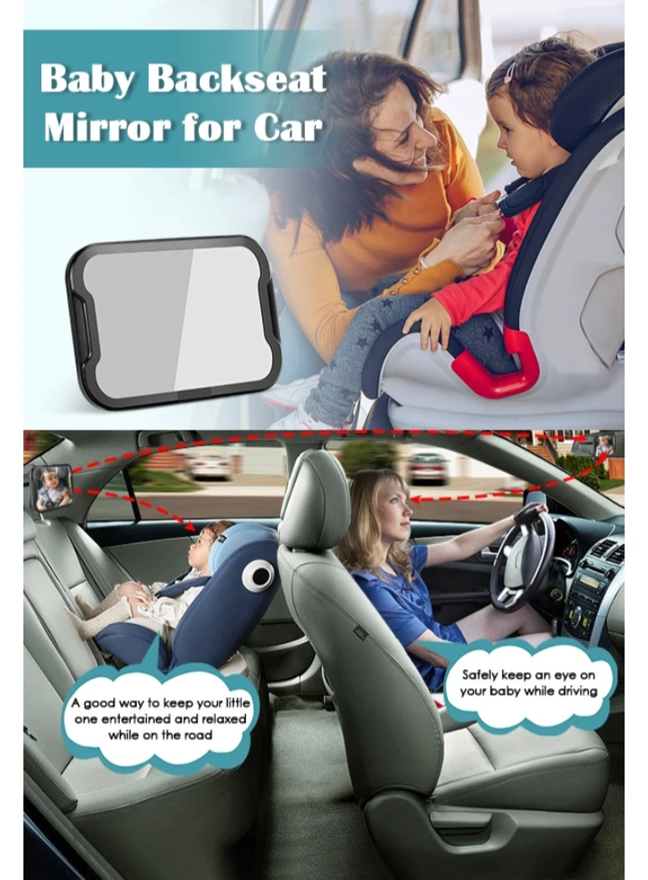 NEW!  Zacro Shatter-Proof Baby Car Mirror. 🧡 - photo 5