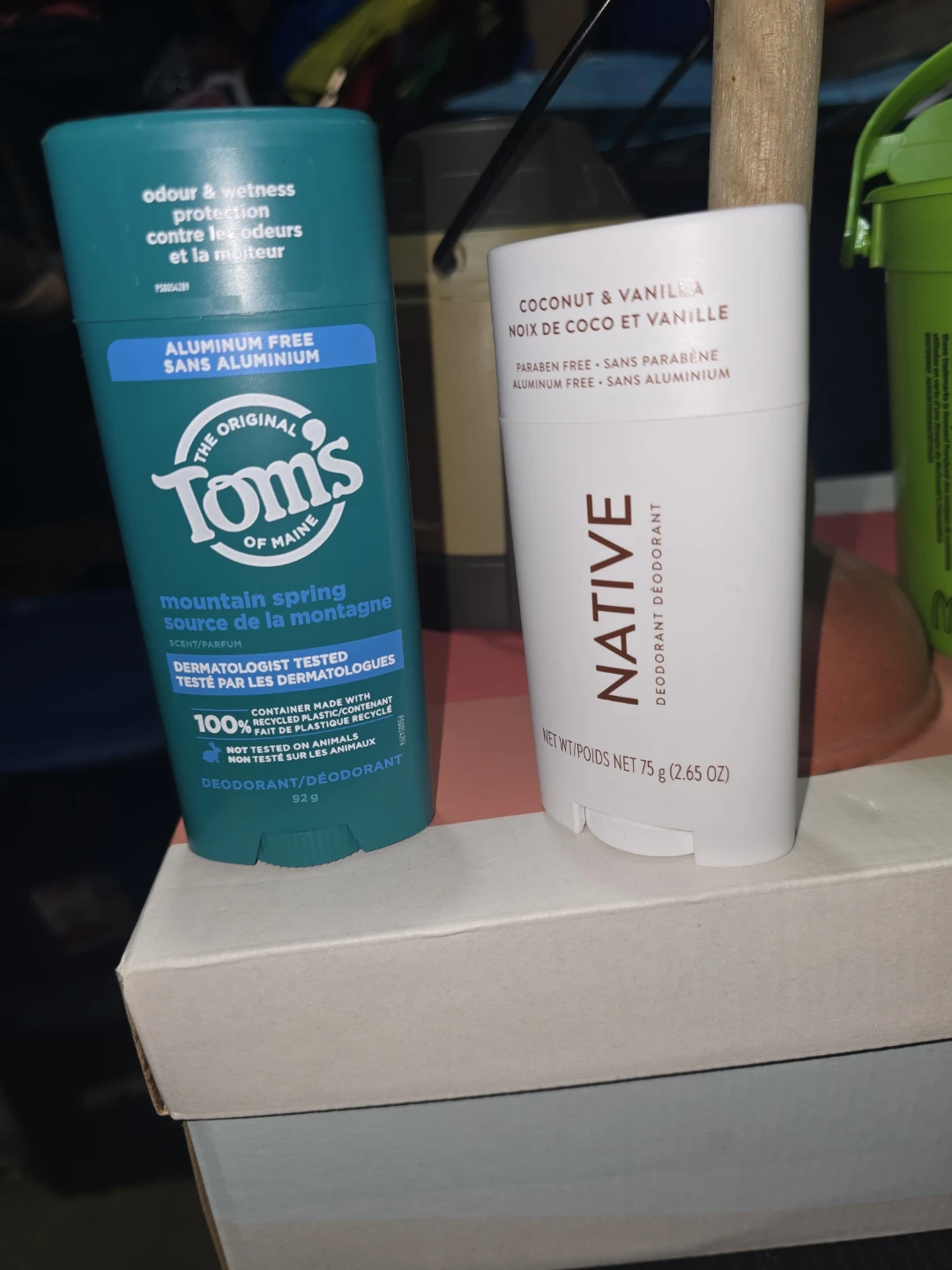 Tom's of Maine  and Native Deodorant