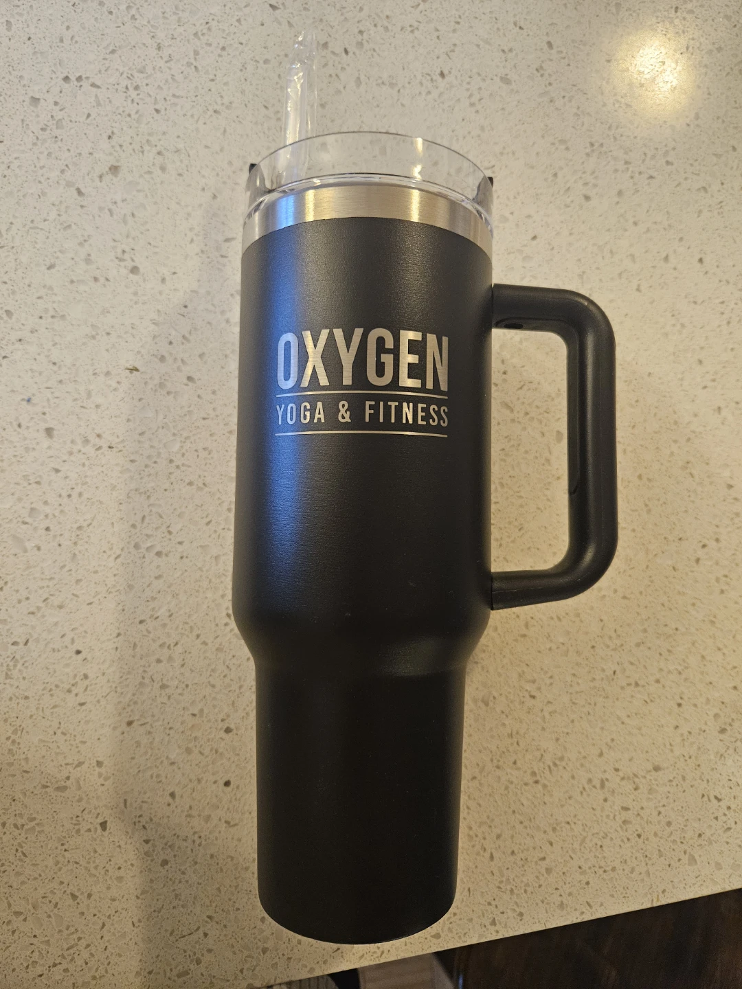 Oxygen Yoga & Fitness Tumbler with Straw