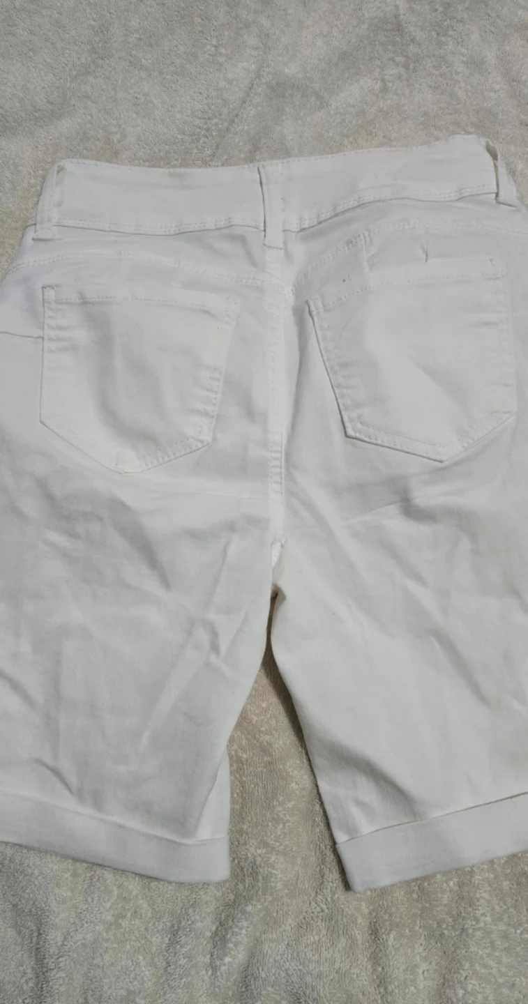 Wax Jean White Bermuda Shorts Size M - photo 4