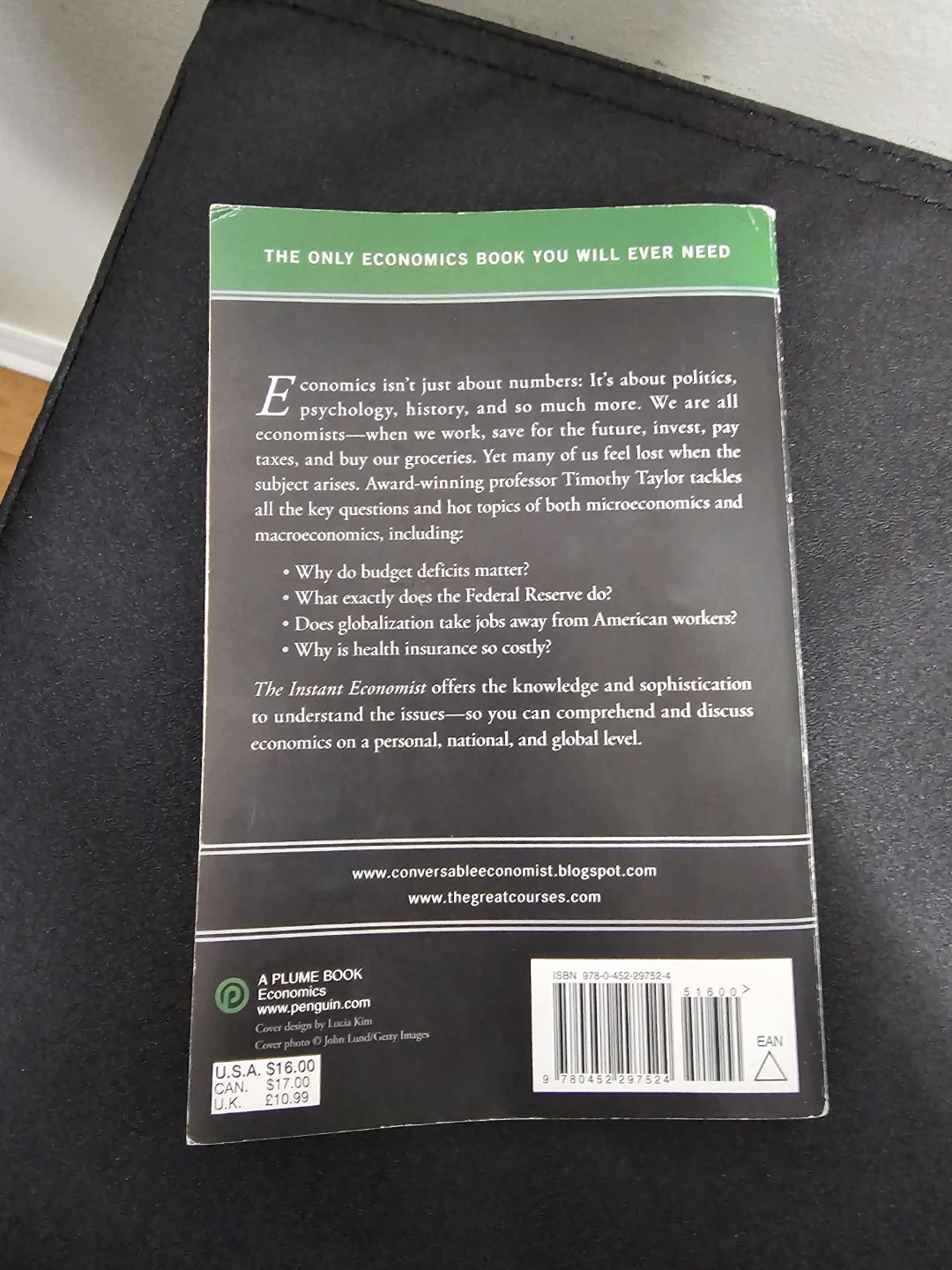 THE INSTANT ECONOMIST | Timothy Taylor (Paperback) 📖 🥕 - photo 3