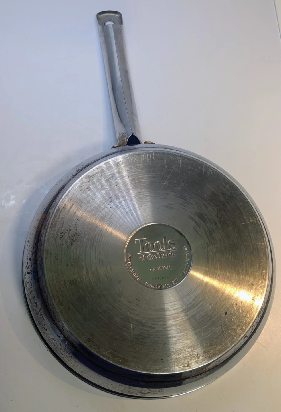 Stainless Steel fry/omelette pan, 9.5 inches - photo 2