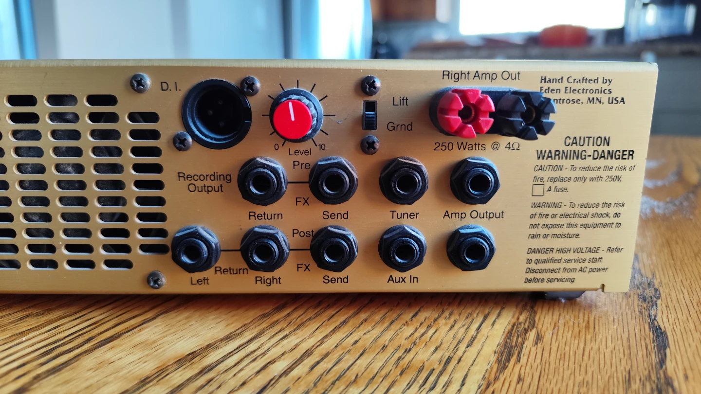 Eden WT-500 Highwayman Bass Amp - photo 4