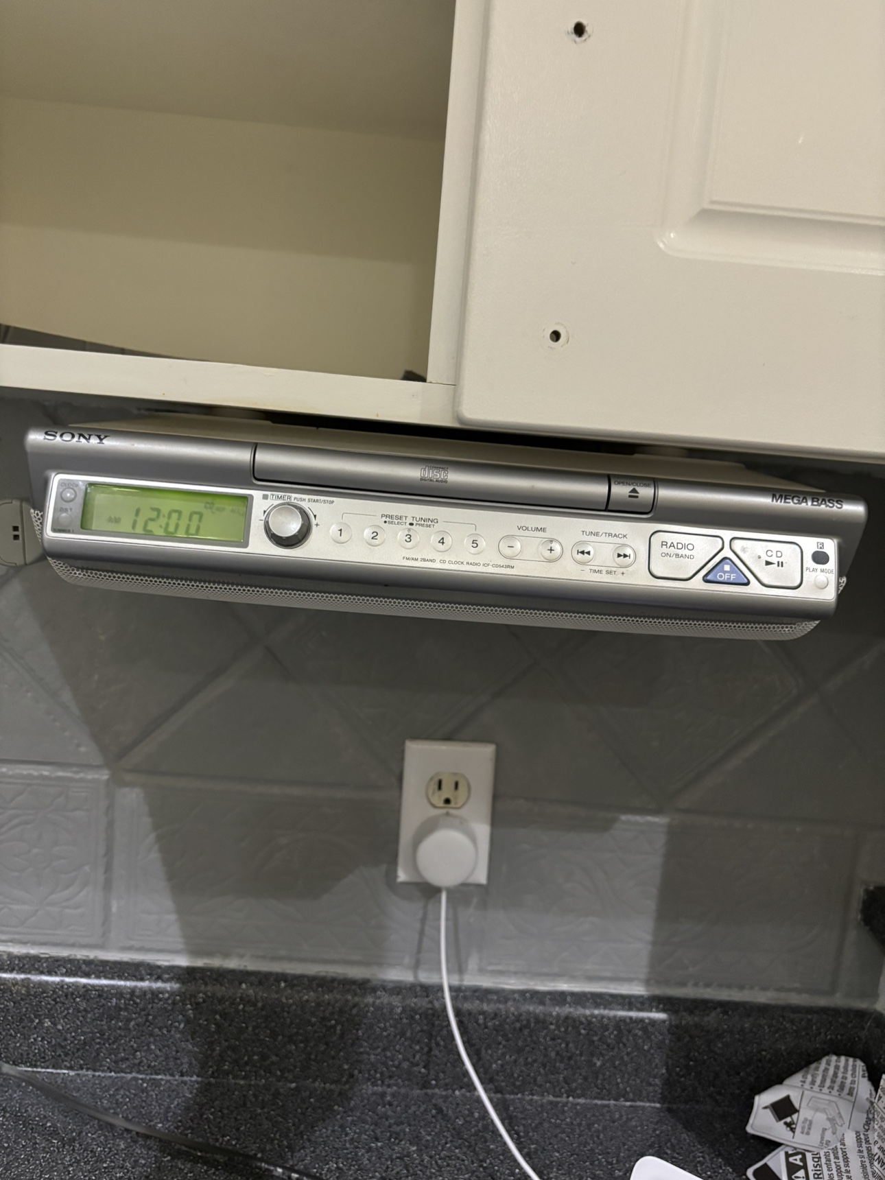 Sony under counter radio and cd player - photo 3