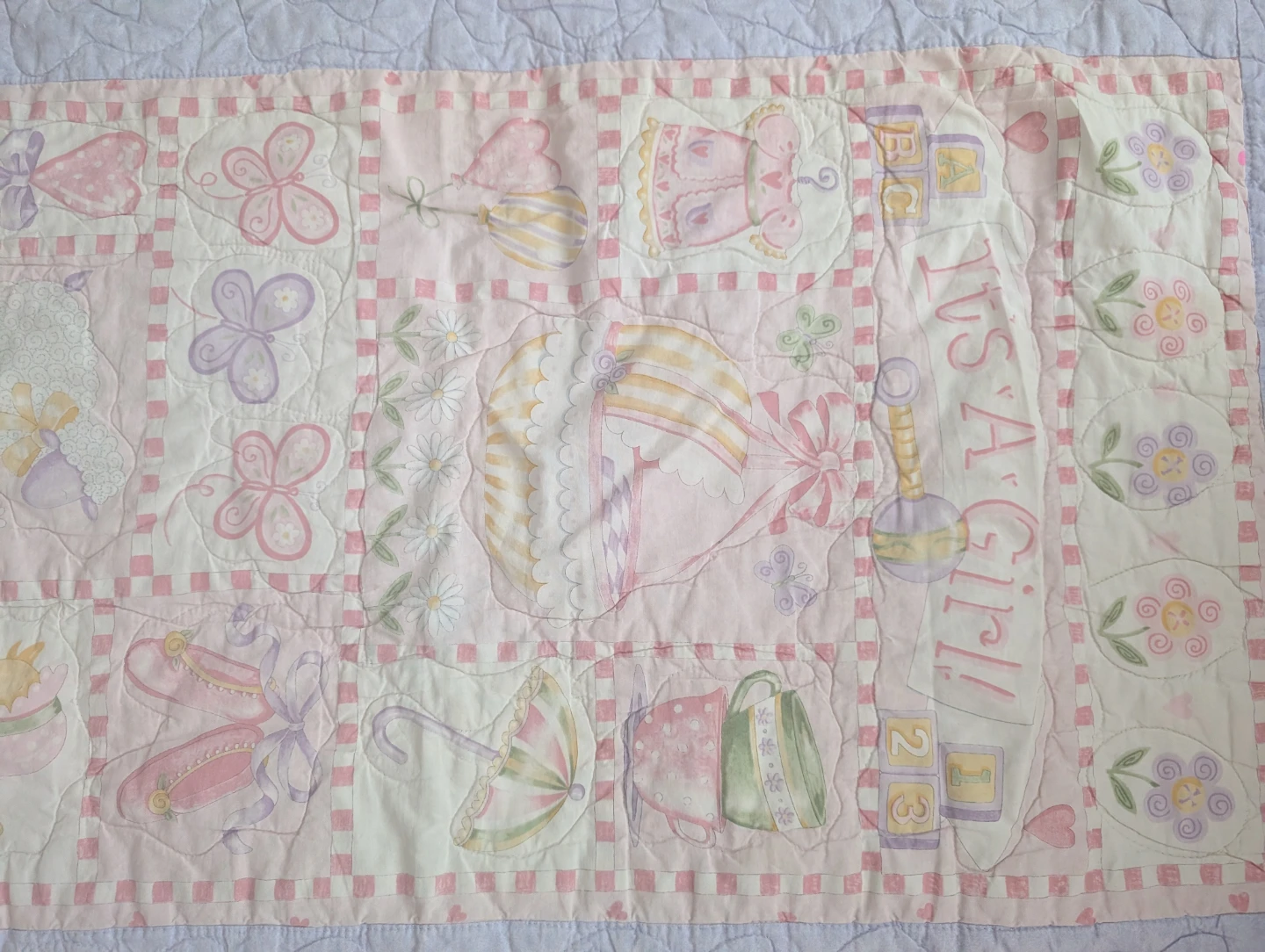 Baby Quilt "It's A Girl!" - photo 2