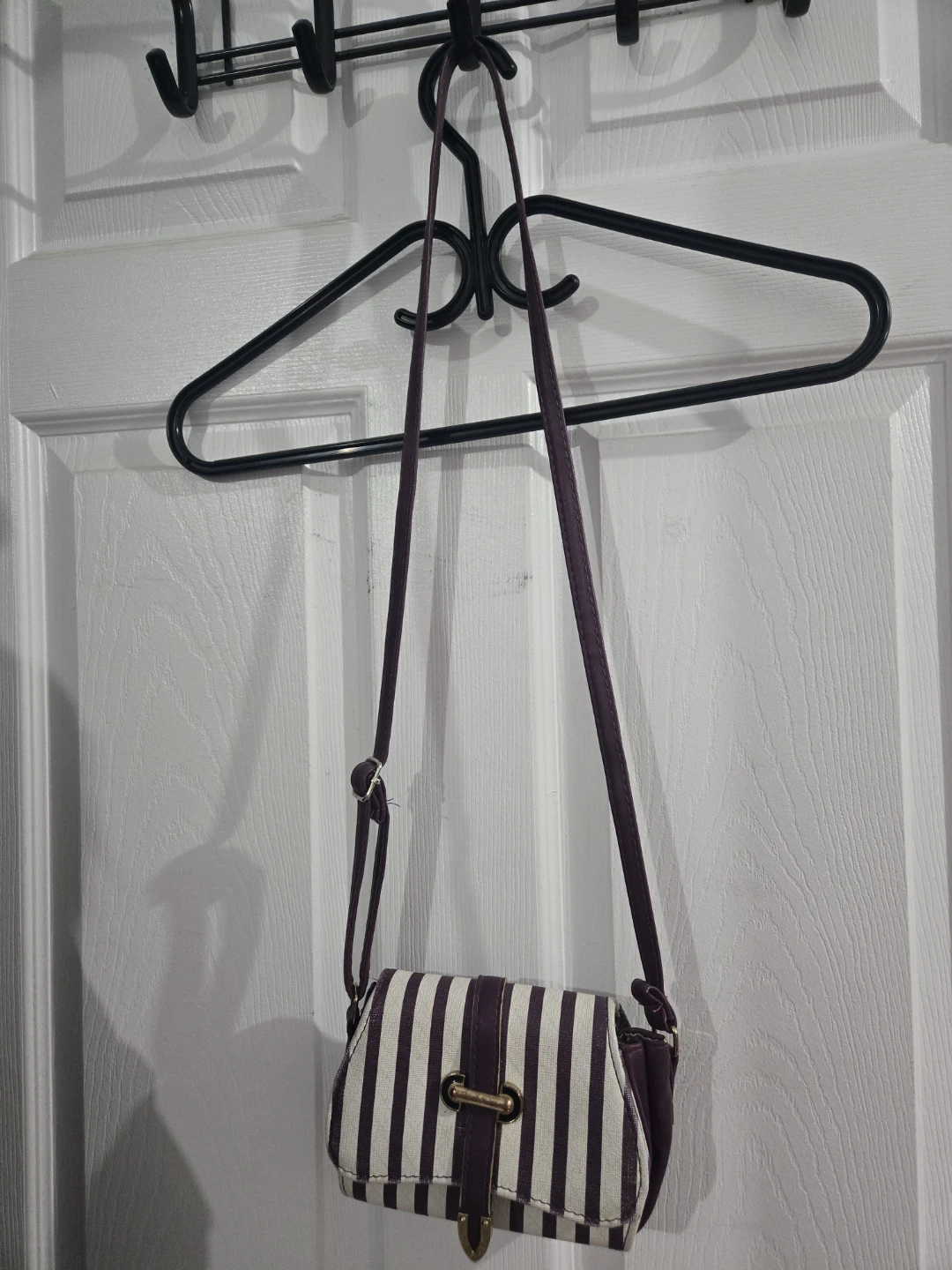 Striped Crossbody Purse