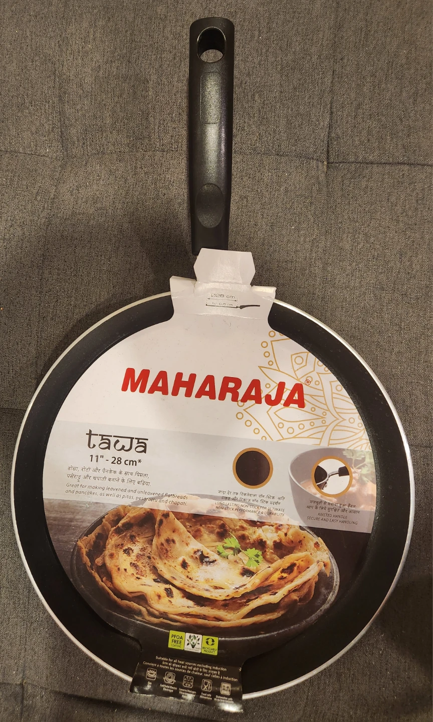 Maharaja Naan, Pancake flat non stick frying fan