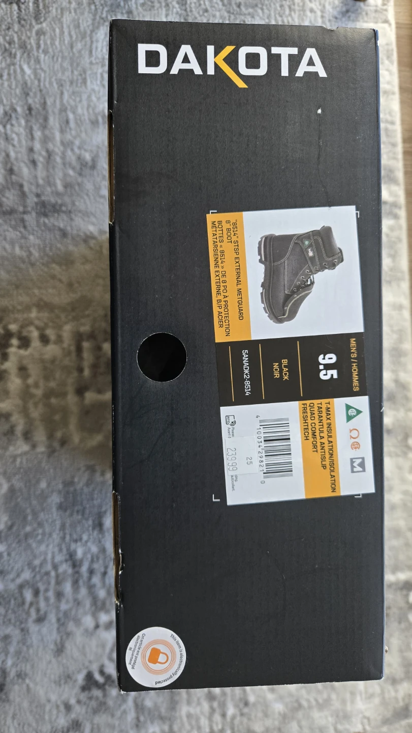 Dakota Workpro Series Steel Toe Work Boots - Size 9.5 - photo 3