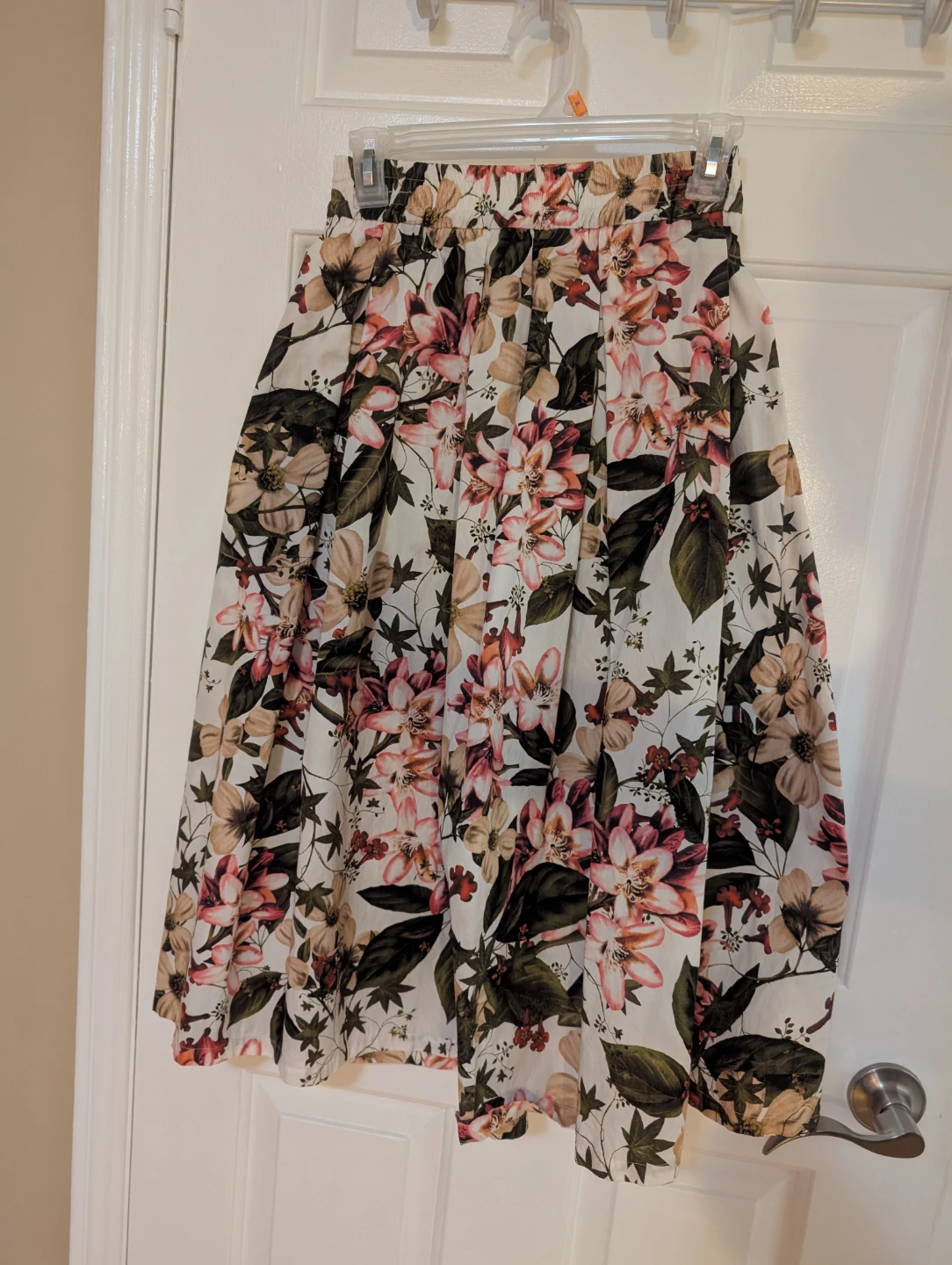 ZARA WOMAN Floral Print Midi Skirt - XS 🧡 - photo 2
