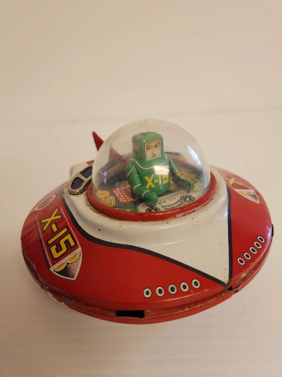 Vintage X-15 Tin Litho UFO Toy - photo 2