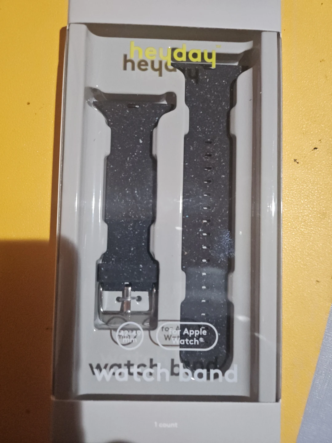 Heyday "Black Speckle" Watch Band for Apple Watch