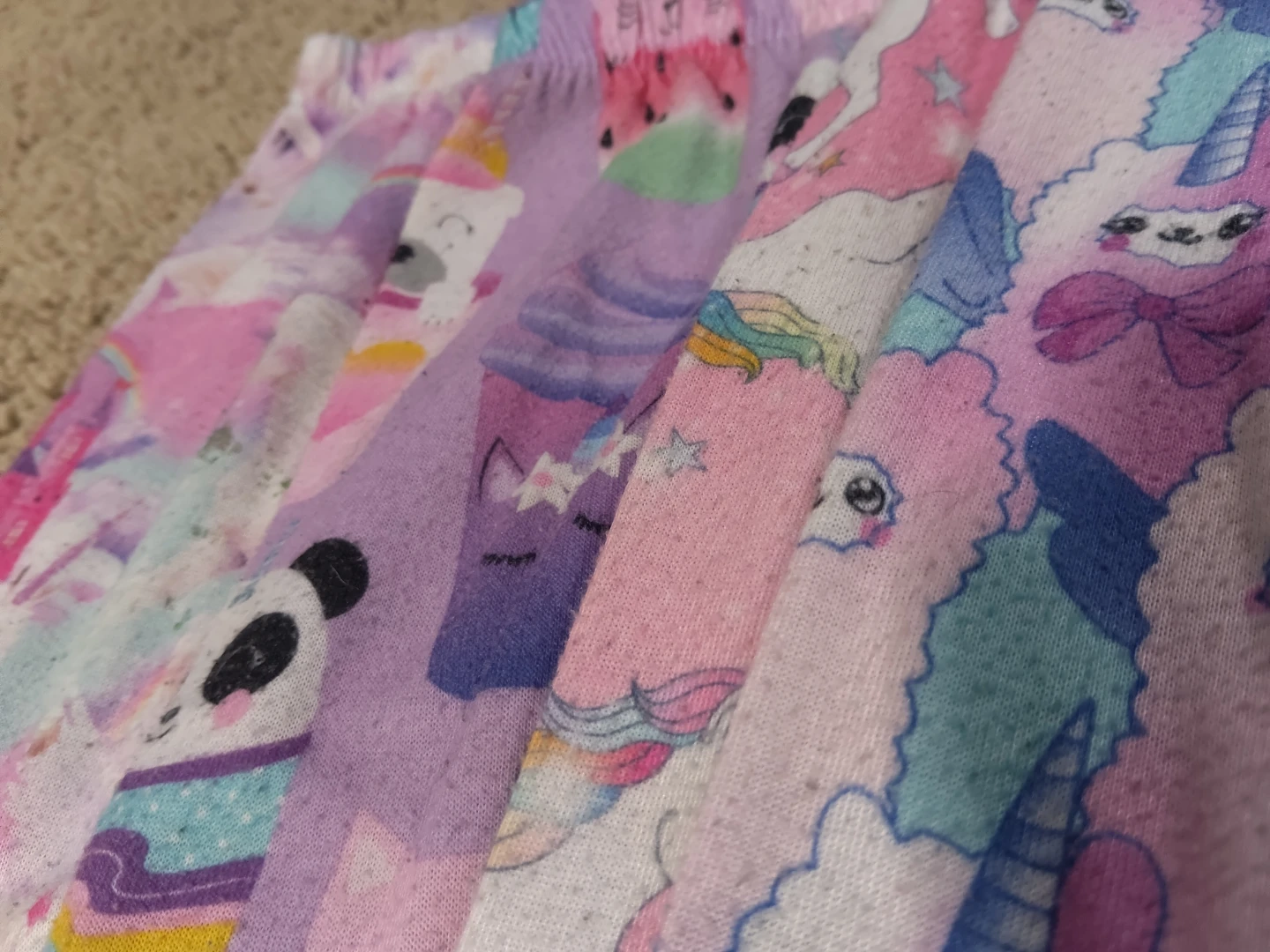 Four Pairs of Girls' Pajama Pants