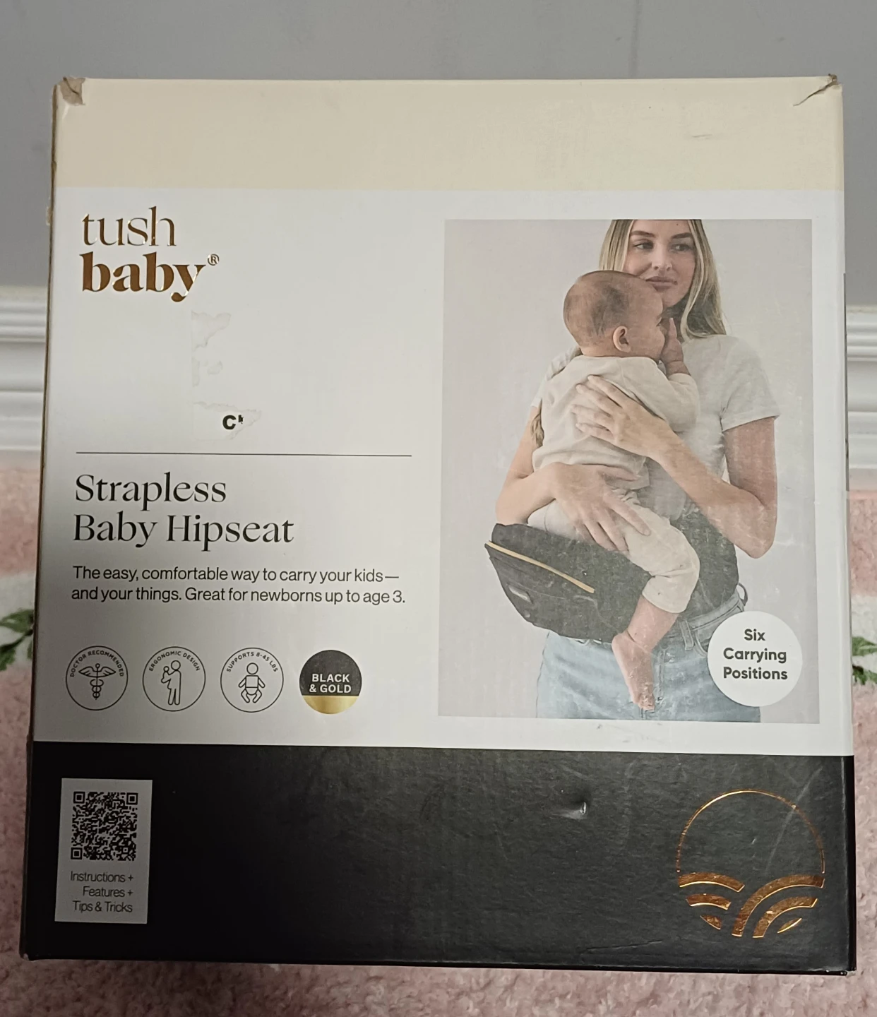 Tush Baby Strapless Baby Hip Seat