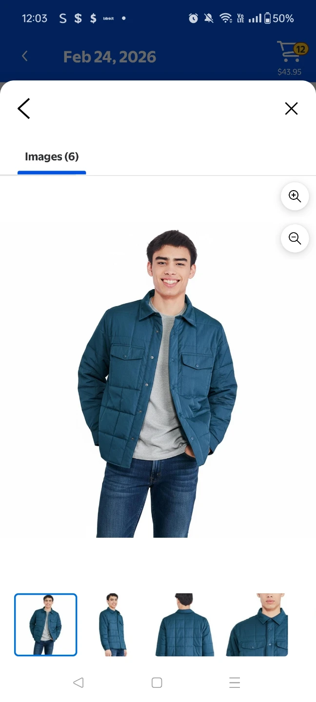 Quilted Button-Up Jacket 🧡 - photo 3