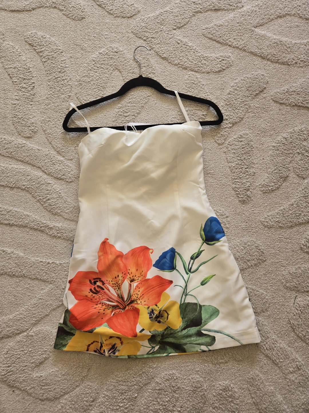 Primrose Mini Dress White Floral
