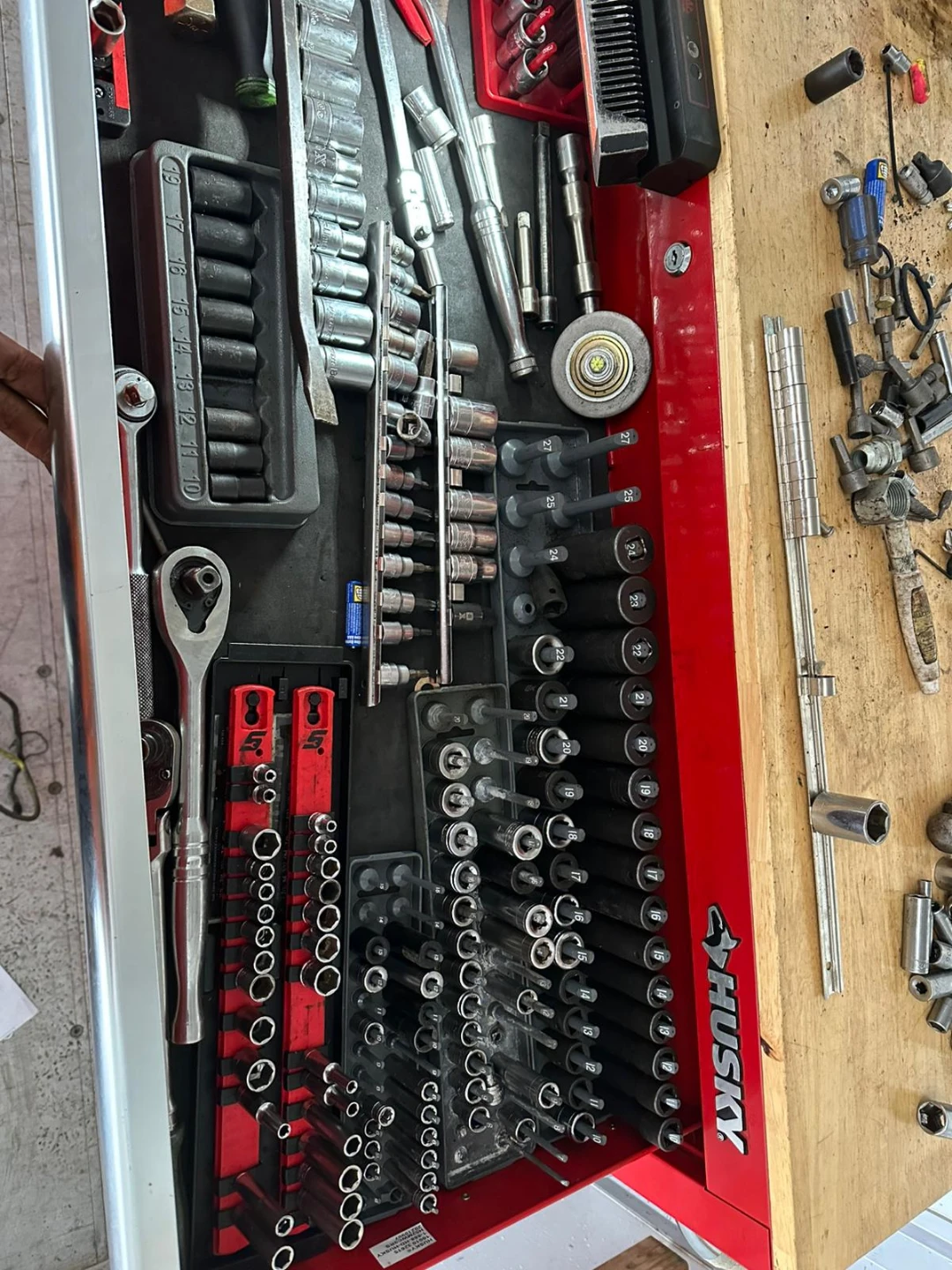 Husky Red Tool Chest with Assorted Tools - photo 5
