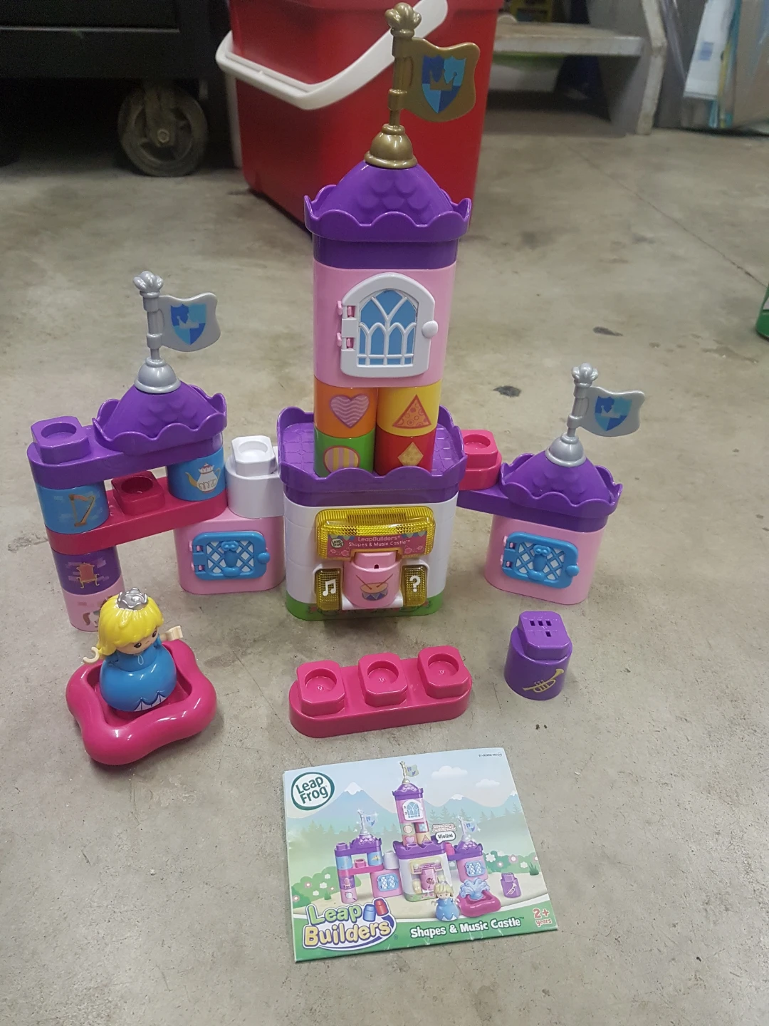 LeapFrog LeapBuilders Shapes and Music Castle Playset  🧡 - photo 2