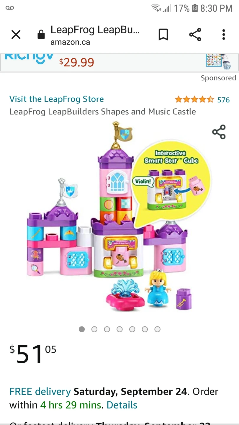 LeapFrog LeapBuilders Shapes and Music Castle Playset  🧡 - photo 3