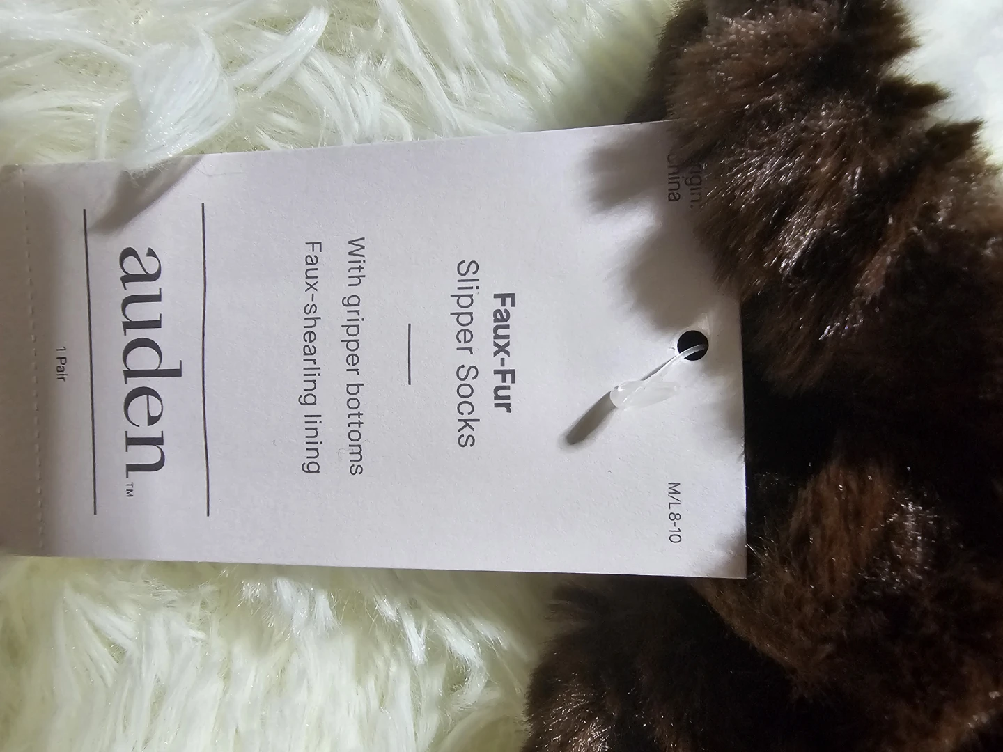 🧡Faux Fur sleeper socks🧡 - photo 4